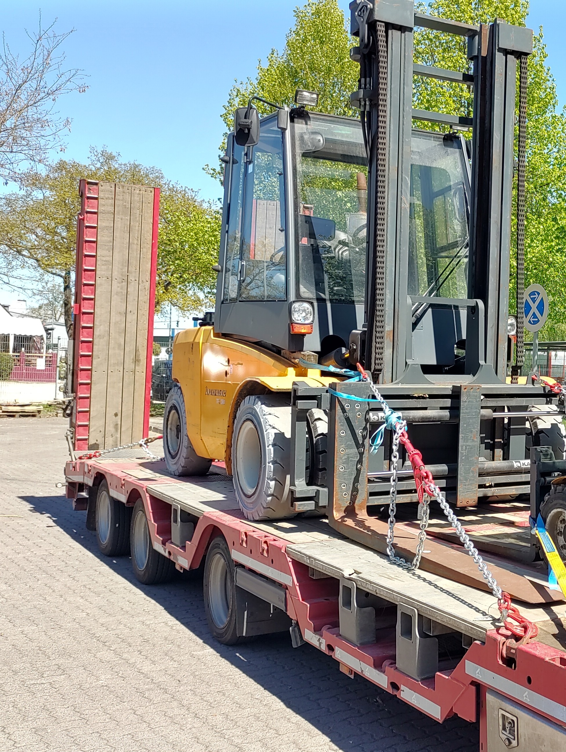 Leistungsstarker Jungheinrich 8 Tonnen Treibgasstapler TFG S80